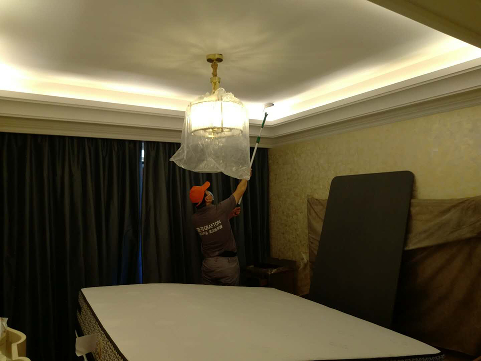 臥室頂面滾筒全方位施工 臥室頂面滾筒全方位施工